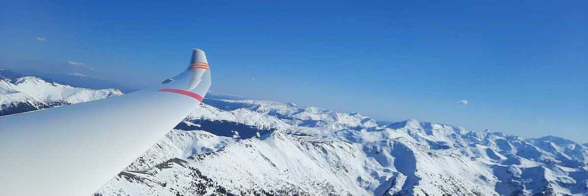 Flugwegposition um 14:15:39: Aufgenommen in der Nähe von Gemeinde Aigen im Ennstal, Österreich in 2357 Meter